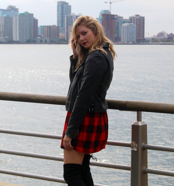 Black, Red & Leather