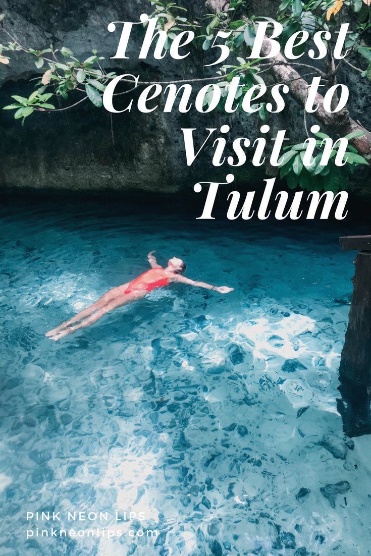 The 5 Best Cenotes in Tulum – PINK NEON LIPS